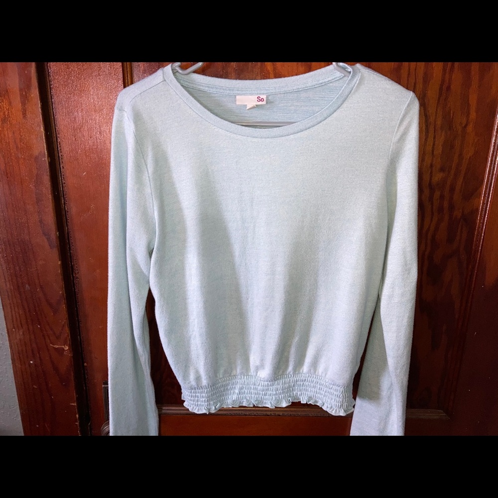 light blue long sleeve T-Shirt